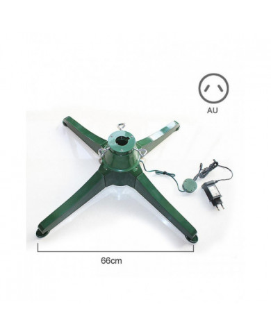 Base d’arbre de Noël rotative détachable Support d’arbre de Noël électrique Robuste Support d’arbre facile