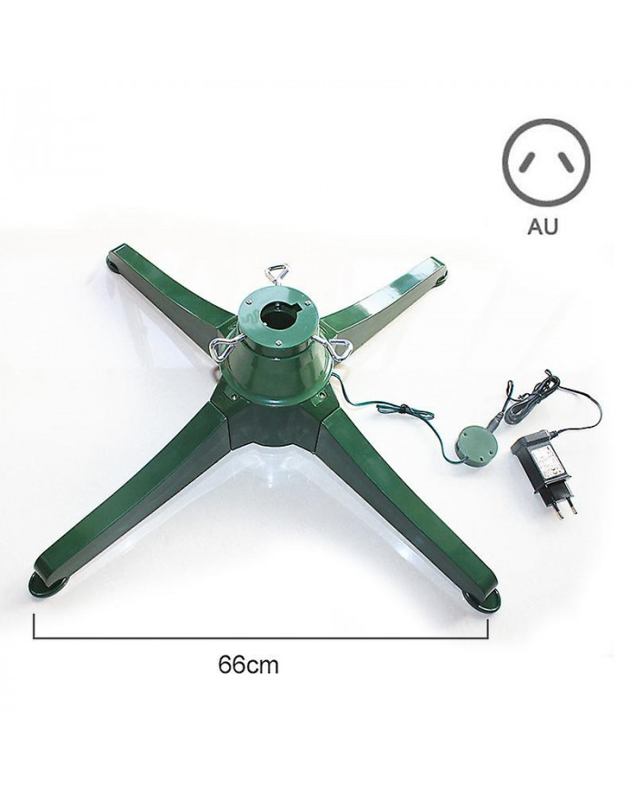 Base d’arbre de Noël rotative détachable Support d’arbre de Noël électrique Robuste Support d’arbre facile