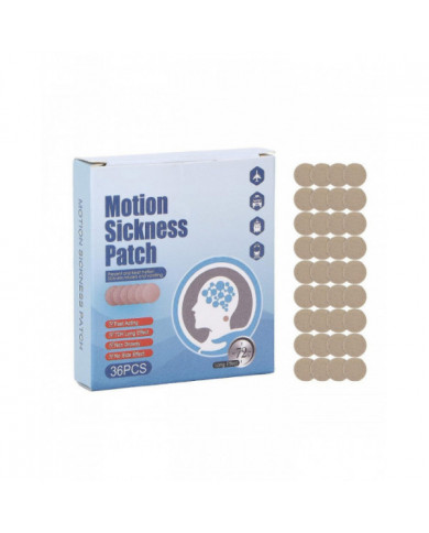 Pour Le Soulagement Vomissements Vertiges Étourdissements De Croisière 36pcs Patch Contre Le Mal Des Transports [...]