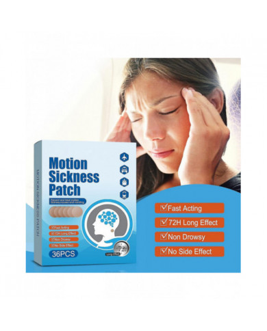 Pour Le Soulagement Vomissements Vertiges Étourdissements De Croisière 36pcs Patch Contre Le Mal Des Transports [...]