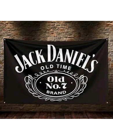 Jack Daniels Workshop/Manca ve Advertising Fan Flag/Banner Style 63