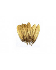 50 Pcs Trempé Or Plumes D’oie 4-6 pouces Plumes Naturelles Décor Pour La Maison Fête Décoration Murale Artisanat [...]