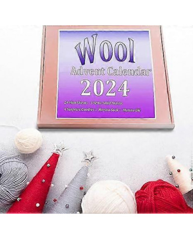 Calendrier de l’Avent en laine 2024, Calendrier de l’Avent en crochet, Calendrier de l’Avent en maille 2024, [...]