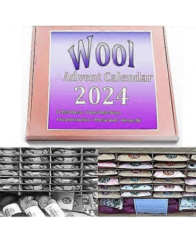 Calendrier de l’Avent en laine 2024, Calendrier de l’Avent en crochet, Calendrier de l’Avent en maille 2024, [...]