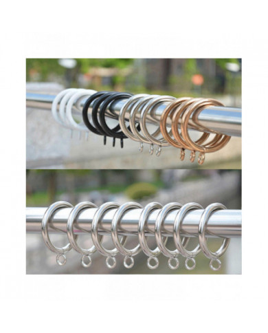 Metal Eyelets Curtain Rings Multifunctional Eyelet Drapery Rings for Secure Curtains