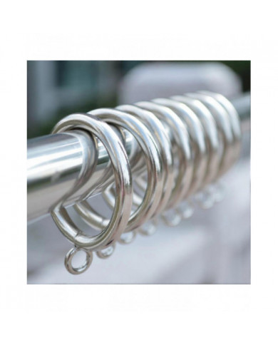 Metal Eyelets Curtain Rings Multifunctional Eyelet Drapery Rings for Secure Curtains