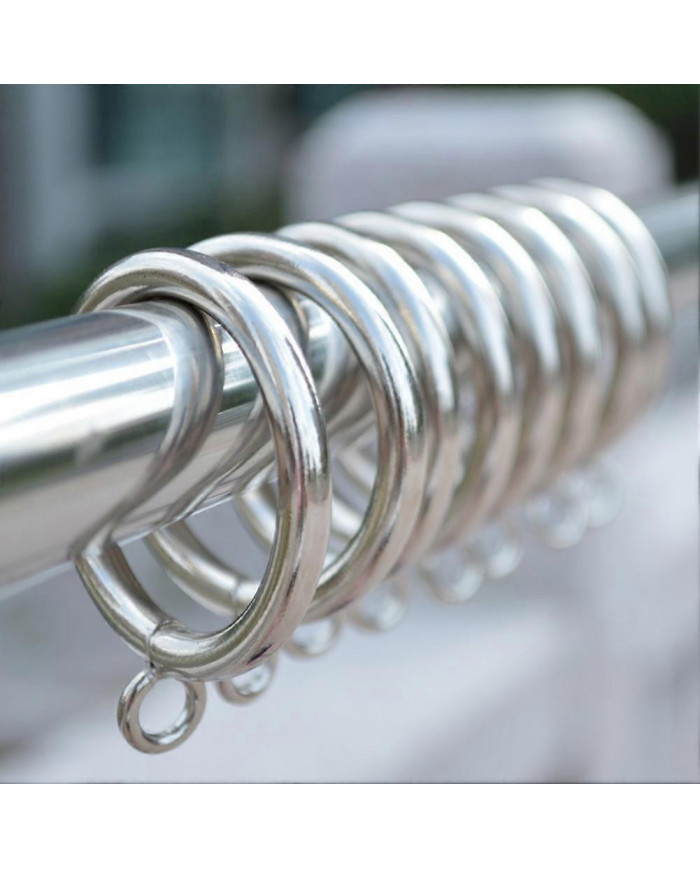 Metal Eyelets Curtain Rings Multifunctional Eyelet Drapery Rings for Secure Curtains
