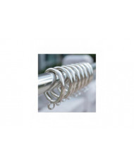 Metal Eyelets Curtain Rings Multifunctional Eyelet Drapery Rings for Secure Curtains