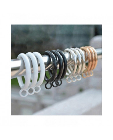Metal Eyelets Curtain Rings Multifunctional Eyelet Drapery Rings for Secure Curtains