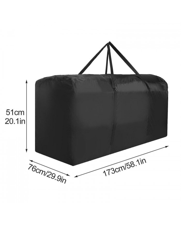 Extra Large Zipped Waterproof Garden Furniture Cushion Storage Bag Heavy Duty