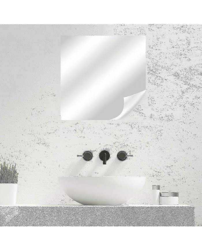 Miroir de bricolage, miroir corporel complet sans cadre pour chambre à coucher, non vitrouse Art Self Adhesive Briy