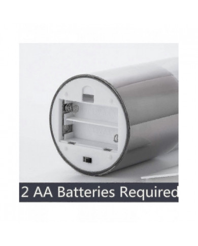 Bougies scintillantes sans flamme en verre gris argenté avec télécommande, 3 pack réalistes led fausses bougies 3 [...]