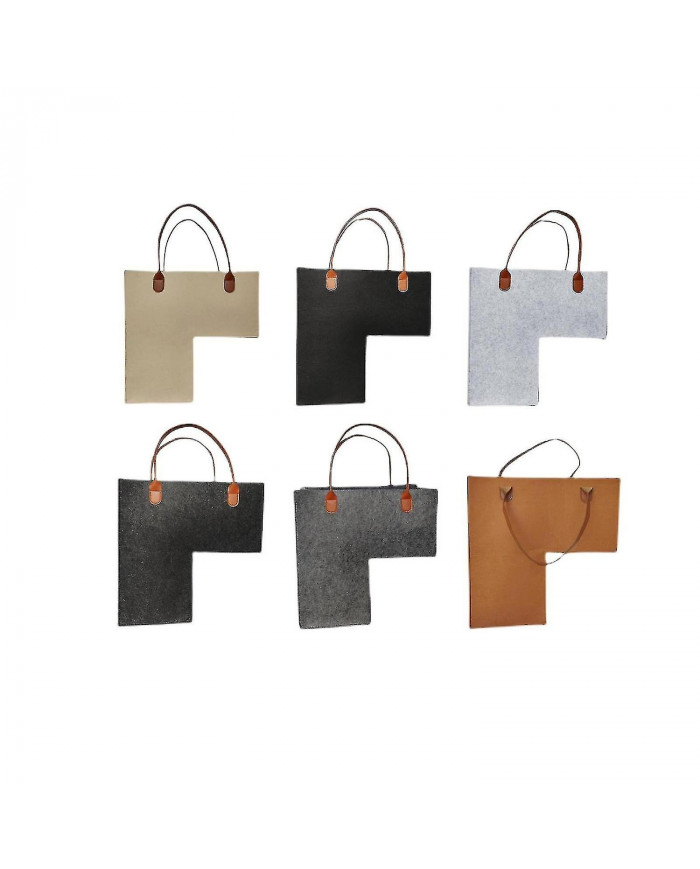 Panier d’escalier avec poignées en cuir pour escalier en bois décoration de maison et de bureau