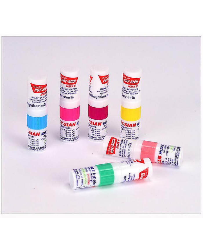 Thaïlande Huit tubes immortels Nez Rafraîchissant Brain Bar Mint Tube Mint Tube Anti-sleeping Artifact