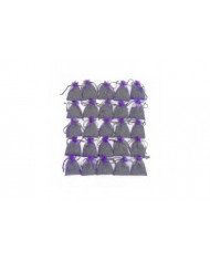 Sac de 25 sachets Sachets de lavande séchée Fleur de lavande Sachets de lavande