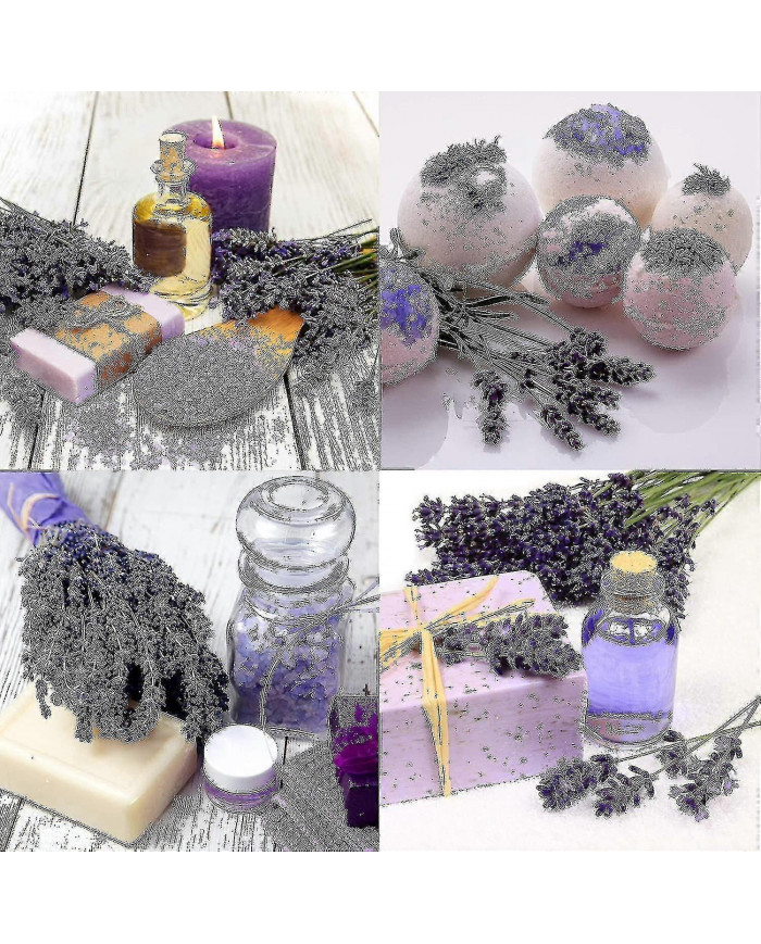 Sac de 25 sachets Sachets de lavande séchée Fleur de lavande Sachets de lavande