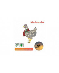 Cour Noël Led Night Lights Lumière solaire Extérieur Jardin Décoration Ornements Poulet Poule Glowing Pastoral [...]