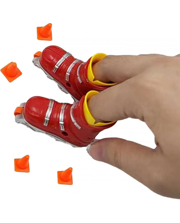 Finger Skateboards Calendrier de l’Avent, compte à rebours de Noël Mini Finger Toys Set avec vélos Patins à glace