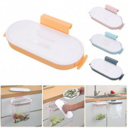 Garbage Bag Holder Rack Kitchen Gadgets Portable Hanging Trash Bag Plastic Garbage Bag Holder