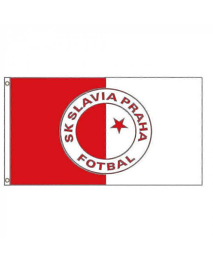 3x5ft République tchèque Sk Slavia Praha Fotbal National Flag Polyester Drapeau imprimé et bannière décorative