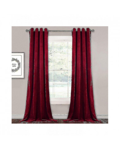 Drapés isolés thermiques de luxe Épais Solid Living Efficient Blackout Curtain