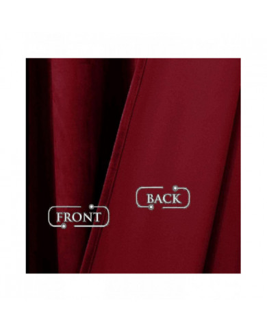 Drapés isolés thermiques de luxe Épais Solid Living Efficient Blackout Curtain