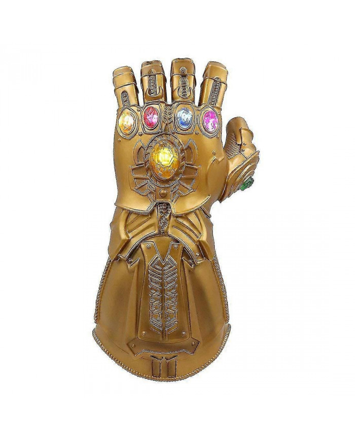 Led Light Up Thanos Infinity Gauntlet pour le poing électronique Gants en Pvc avec piles