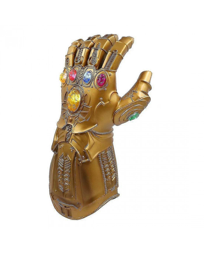 Led Light Up Thanos Infinity Gauntlet pour le poing électronique Gants en Pvc avec piles