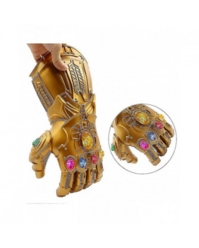 Led Light Up Thanos Infinity Gauntlet pour le poing électronique Gants en Pvc avec piles