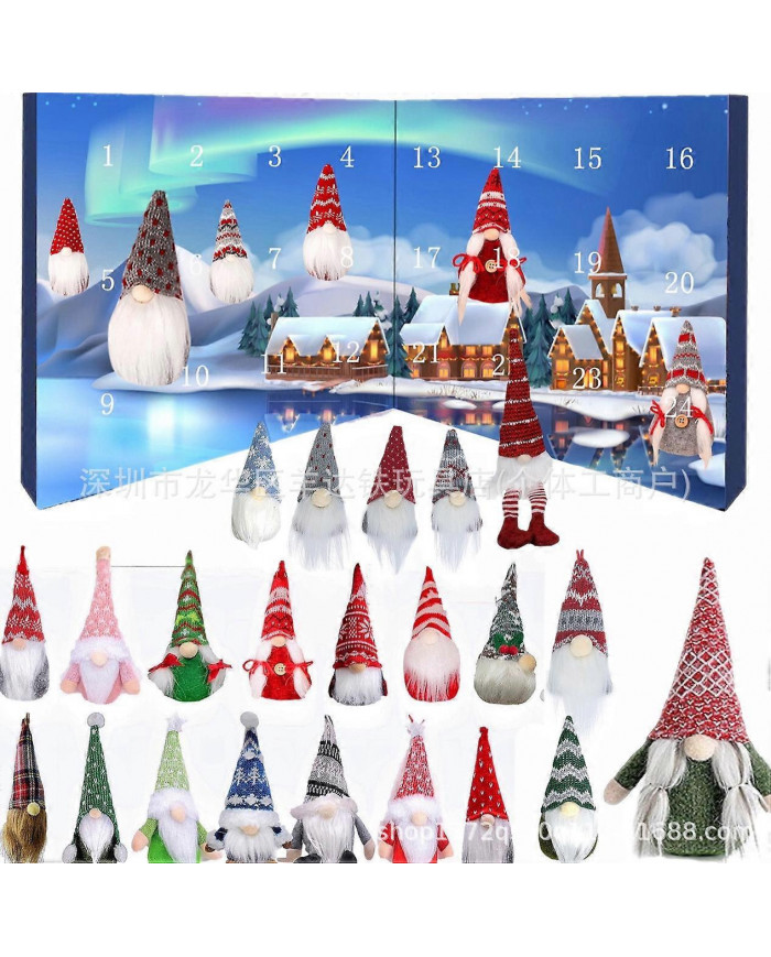 Calendrier de l’Avent Gnome, Calendrier de l’Avent avec 24 Gnomes, Calendrier de l’Avent de Noël 2024, Calendrier [...]