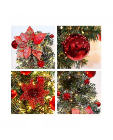 70% de réduction -70% de réduction -Couronne de Noël avec lumières de fées LED - 270 cm - Couronne de Noël [...]