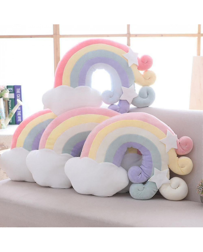 Peluche Sky Oreillers Candy Couleur Arc-en-ciel Nuage Star Lune Coussin Siège Jeter Oreiller Jouet Pour Enfant [...]
