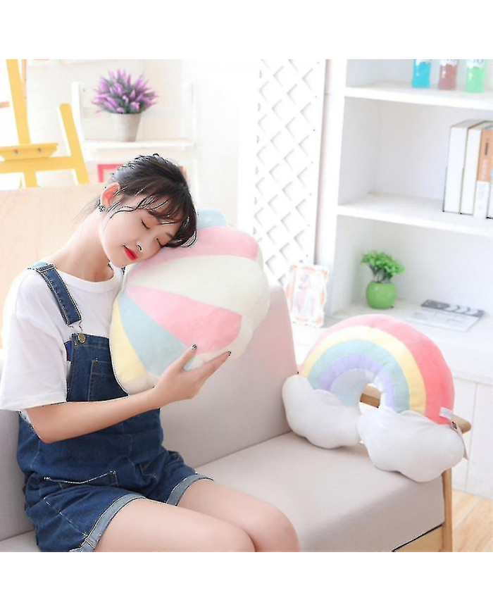 Peluche Sky Oreillers Candy Couleur Arc-en-ciel Nuage Star Lune Coussin Siège Jeter Oreiller Jouet Pour Enfant [...]