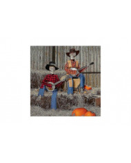 Squelettes de banjo animés d’Halloween, décoration de la maison, squelettes de banjo, décoration intérieure [...]