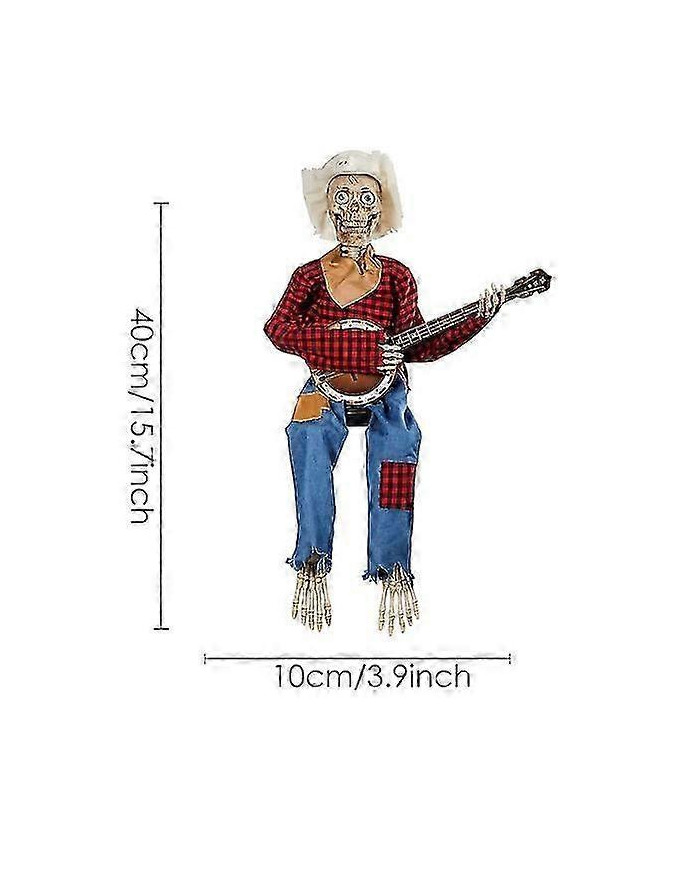 Squelettes de banjo animés d’Halloween, décoration de la maison, squelettes de banjo, décoration intérieure [...]