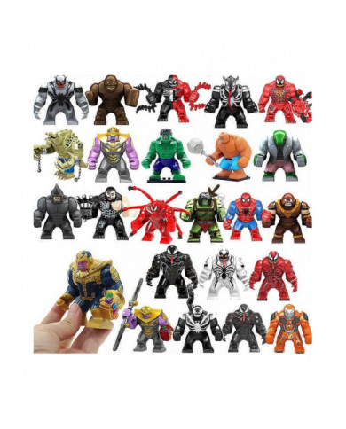 Avengers Big Figure Building Blocks Hulk Thanos Spider-Man Carnage Venom Toy * Sac en peau de vache d’emballage de [...]