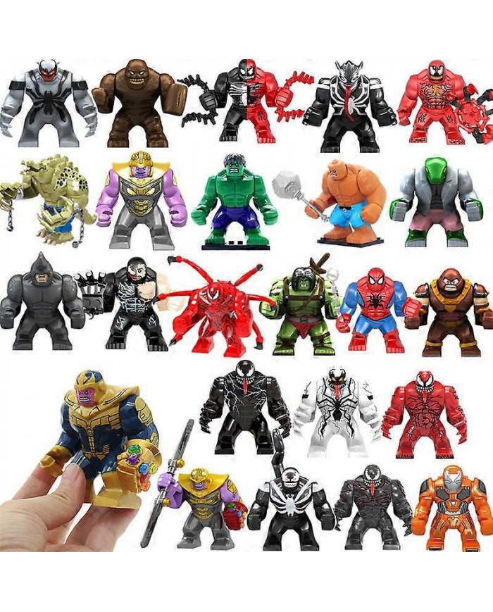 Avengers Big Figure Building Blocks Hulk Thanos Spider-Man Carnage Venom Toy * Sac en peau de vache d’emballage de [...]