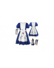 Alice Madness Returns Cosplay Costume Alice Maid Outfit Costume de performance de scène pour femmes