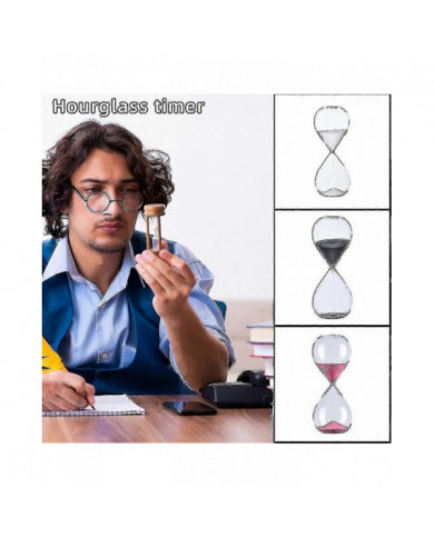 Sabliers en verre de personnalité - 5/30/60 minutes Sablier rond
