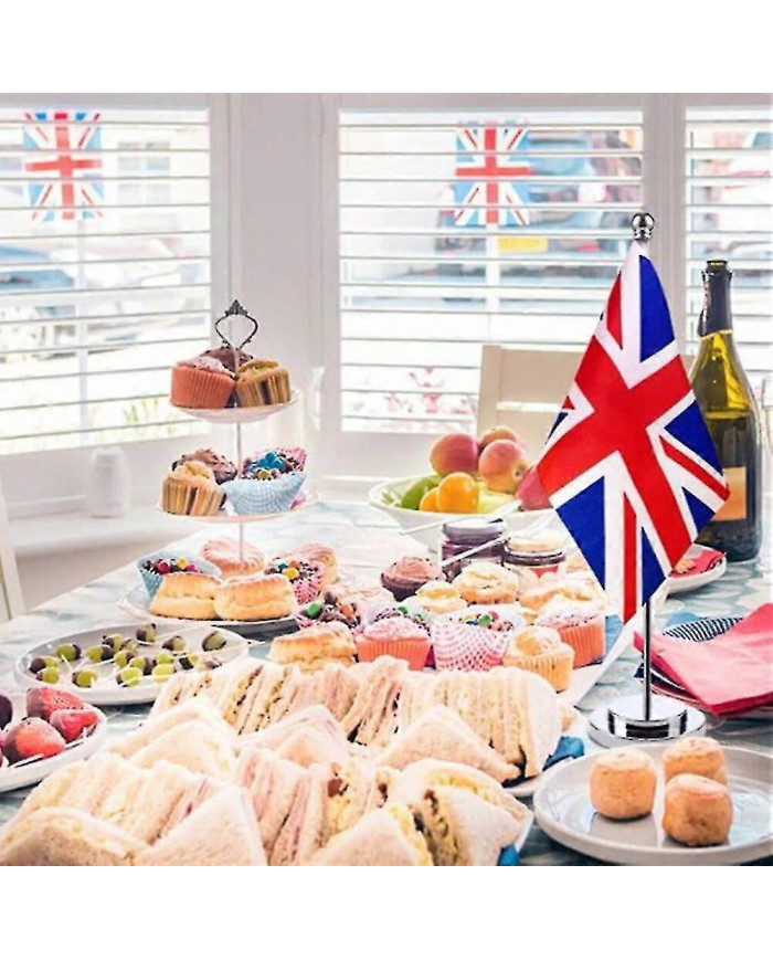 14x21cm Mini drapeau de la Pologne Bannière Réunion Salle de réunion Table Support de bureau Pôle en acier [...]