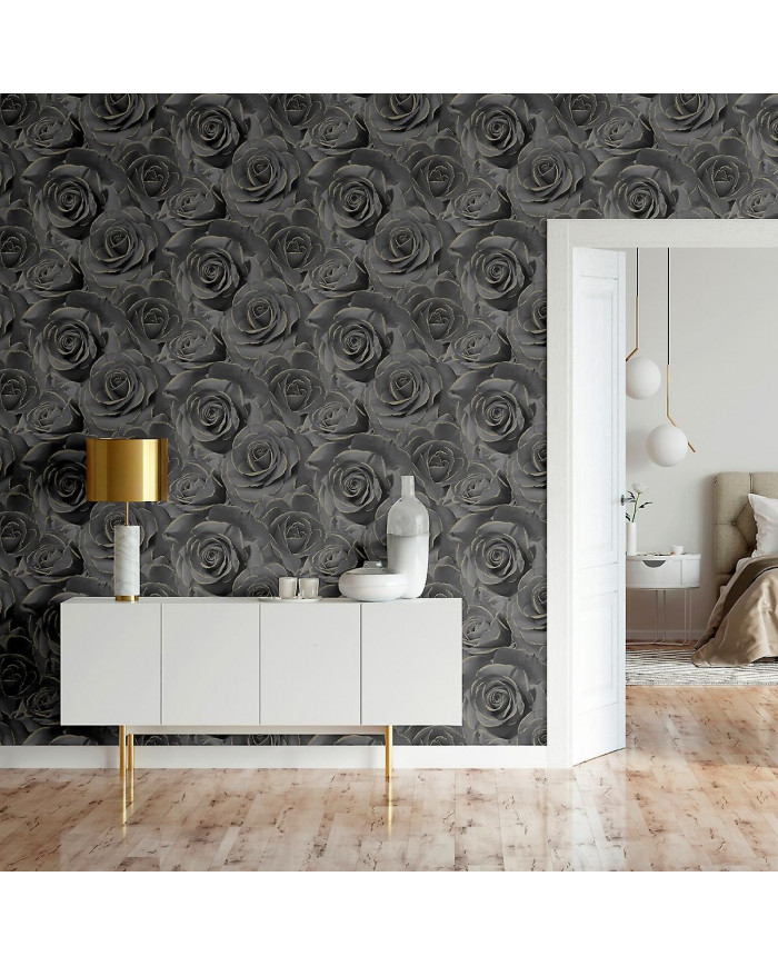 Madison Rose Glitter Papier peint Muriva