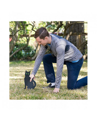 Figurine de chat Ground Insert Decor Set 3 pcs 2d chaton réaliste avec des yeux réfléchissants - MXBC