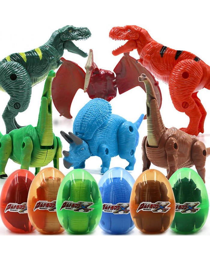 4 Pcs Dinosaure Oeuf Jouet Indominus Rex Figurines Animales Triceratops Stegosaurus Dinosaure Figurine Dino Oeuf