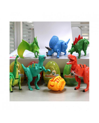 4 Pcs Dinosaure Oeuf Jouet Indominus Rex Figurines Animales Triceratops Stegosaurus Dinosaure Figurine Dino Oeuf