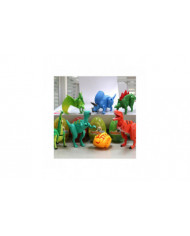 4 Pcs Dinosaure Oeuf Jouet Indominus Rex Figurines Animales Triceratops Stegosaurus Dinosaure Figurine Dino Oeuf