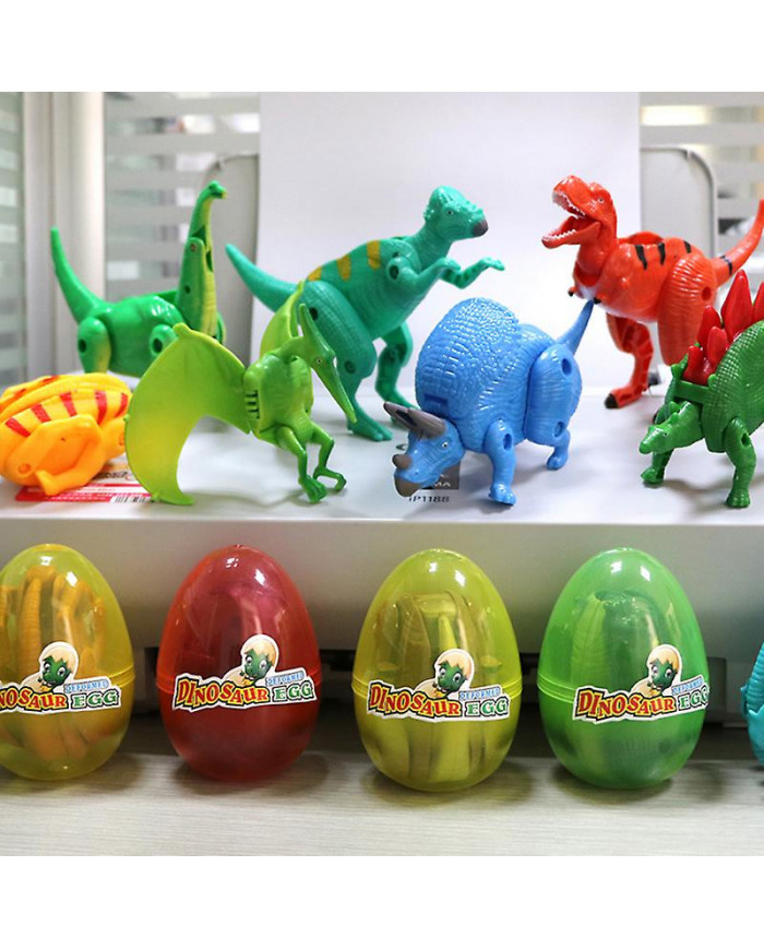 4 Pcs Dinosaure Oeuf Jouet Indominus Rex Figurines Animales Triceratops Stegosaurus Dinosaure Figurine Dino Oeuf