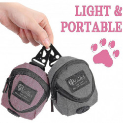 2 Pieces Dog Treats Bag Pet Poop Treat Bag Holder Dog Poop Treat Bag Dispenser Outdoor Holder Carrier Dog Waste [...]