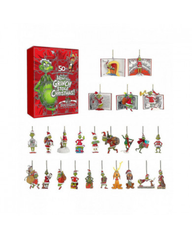 Calendrier de l’Avent 2024 Boîte aveugle de Noël de Noël de nouveau Grinch transfrontalier Monstre aux cheveux [...]