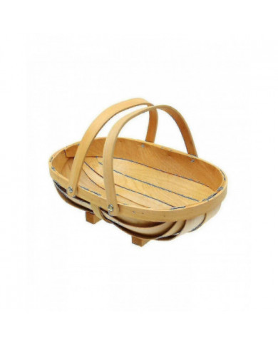 2024 Nouveau panier de fruits et légumes de jardin en bois : Sussex Trug - Décoration de jardin à la maison (m) - [...]