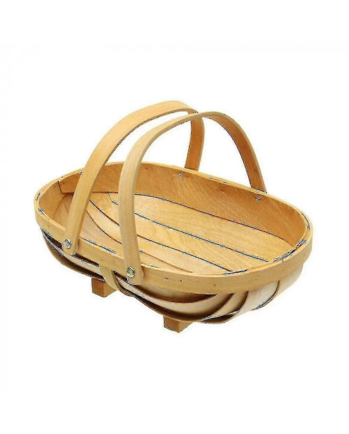 2024 Nouveau panier de fruits et légumes de jardin en bois : Sussex Trug - Décoration de jardin à la maison (m) - [...]